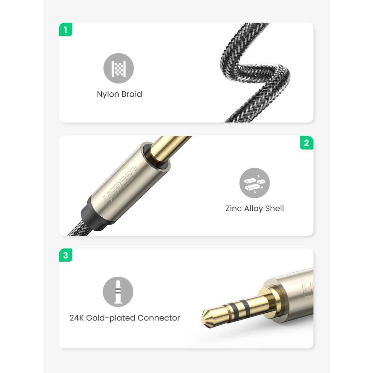 UGREEN cables for device connectivity