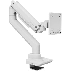 Arozzi NEW Alzare Neo Pro Gas Spring Heavy Duty Monitor Arm Extra Strong Desk Mount Support up to 20KG 360° Screen Rotation Adjustable Height & Full Motion - White