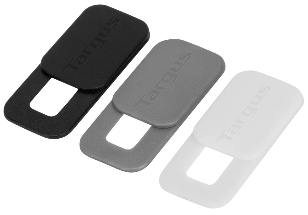 Targus Spy Guard Webcam Cover – 3 Pack, Slim Sliding Design, ABS Material