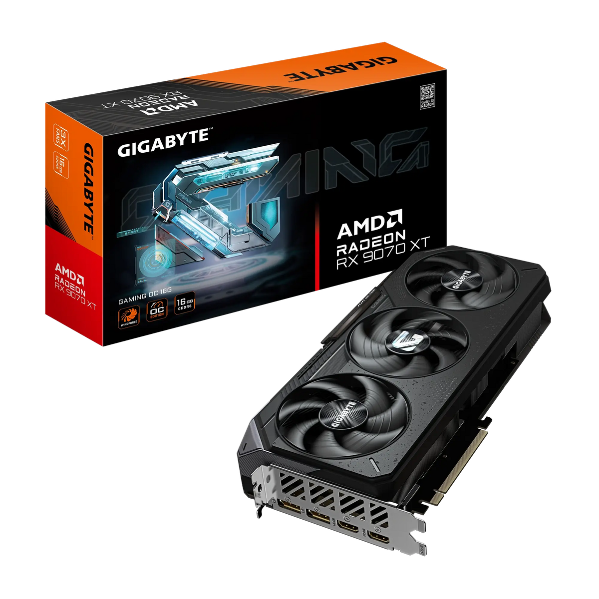 GIGABYTE Radeon RX 9070 XT GAMING OC 16GB GDDR6 Graphics Card