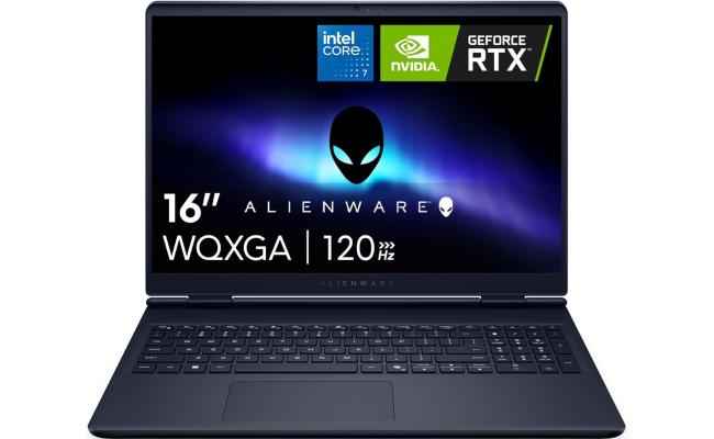 Dell Alienware 16 Aurora 16" IPS WQXGA (QHD+) (2560 x 1600) @120Hz 100% sRGB, Intel Core 7 Processor 240H, Nvidia RTX 5060 8GB GDDR7, 32GB DDR5 RAM, 1TB M.2 PCIe NVMe - (Interstellar Indigo) Gaming Laptop
