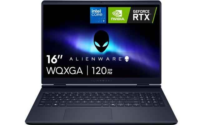Dell Alienware 16 Aurora 16" IPS WQXGA (QHD+) (2560 x 1600) @120Hz 100% sRGB, Intel Core 9 Processor 270H, Nvidia RTX 5070 8GB GDDR7, 32GB DDR5 RAM, 1TB M.2 PCIe NVMe - (Interstellar Indigo) Gaming Laptop