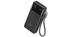 Anker Power Bank, 20,000mAh 30W Travel Essential Portable Charger with Built-in USB-C Cable, Fast Charging Battery Pack.