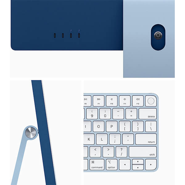 Apple Imac 24 Inch (2021) M1 Chip 8 Core Cpu & 7 Core Gpu - 256gb SSD - 8 Gb Ram Lcd Retina 4.5k Blue