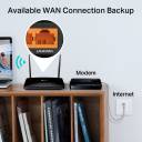 TP-Link Archer MR202 Box 4G Router 4G LTE 150Mbps WiFi AC 750Mbps, 2 x SMA for External Antenna, 4 Ethernet Ports, Removable Antennas, SIM Card Modem for Any Operator