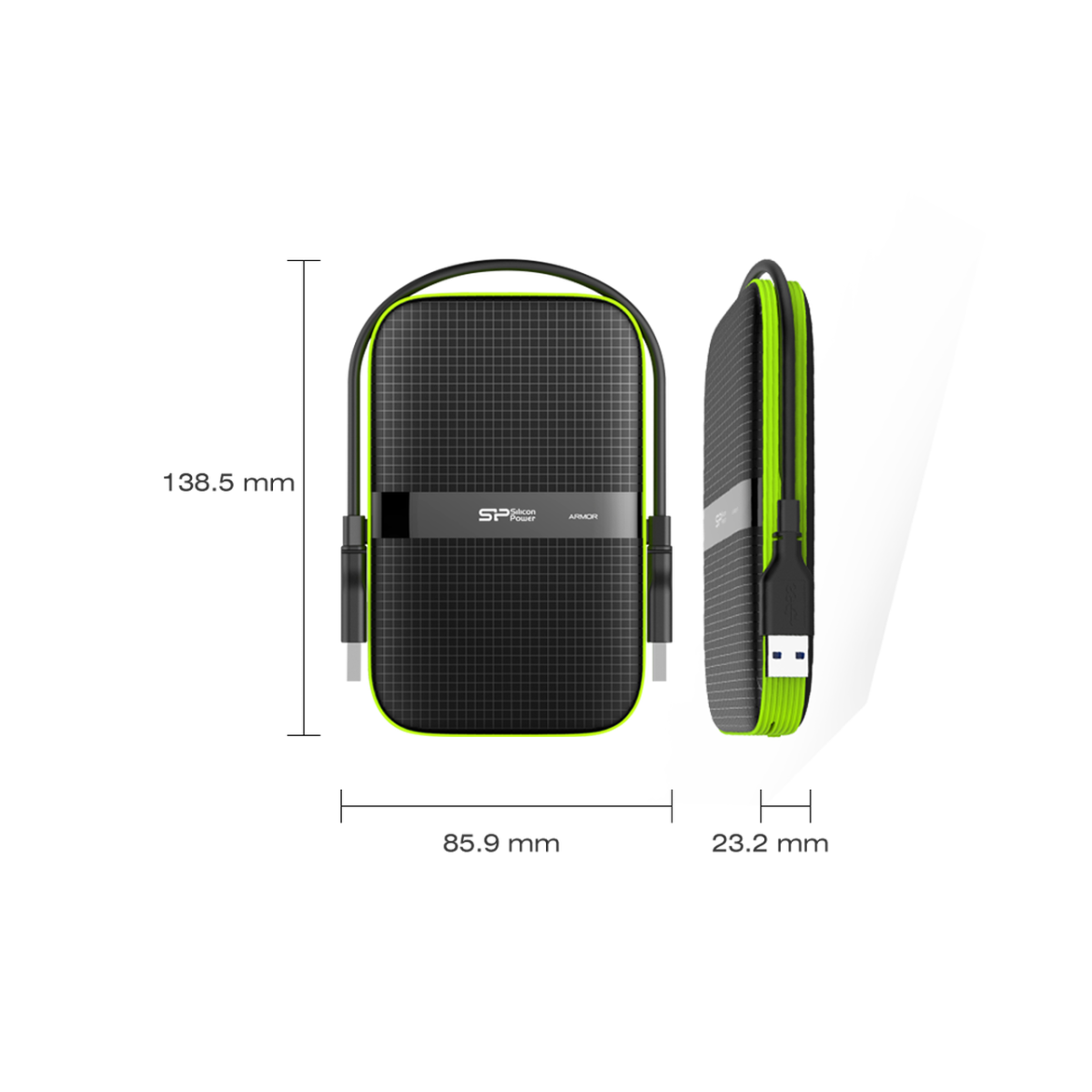 Silicon Power 4TB Armor A60 External Hard Desk