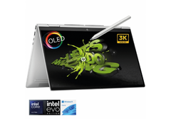 HP Envy x360 2-in-1 Laptop 14-fc0043ne Intel® Core™ Ultra 7 155U Intel® Evo™ 14" Touch-Screen, 3K OLED 120 Hz Windows 11 Home with Tilt Natural Silver Pen - Meteor silver