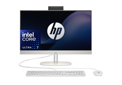 HP All-in-One AIO 24-cr1032ne PC, Intel Core Ultra 7 155U Up to 4.8 GHz, 8GB DDR5, 512GB SSD, 23.8" FHD IPS Non-Touch Display, Shell White