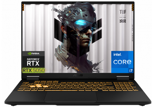 NEW 2025 Laptop ASUS TUF Gaming F16 14th Gen Intel® Core™ i7-14650HX Processor Up to 5.2 GHz NVIDIA® GeForce RTX™ 5050 Laptop GPU 8GB GDDR7 16-inch FHD+ 165Hz IPS-level - Jaeger Gray