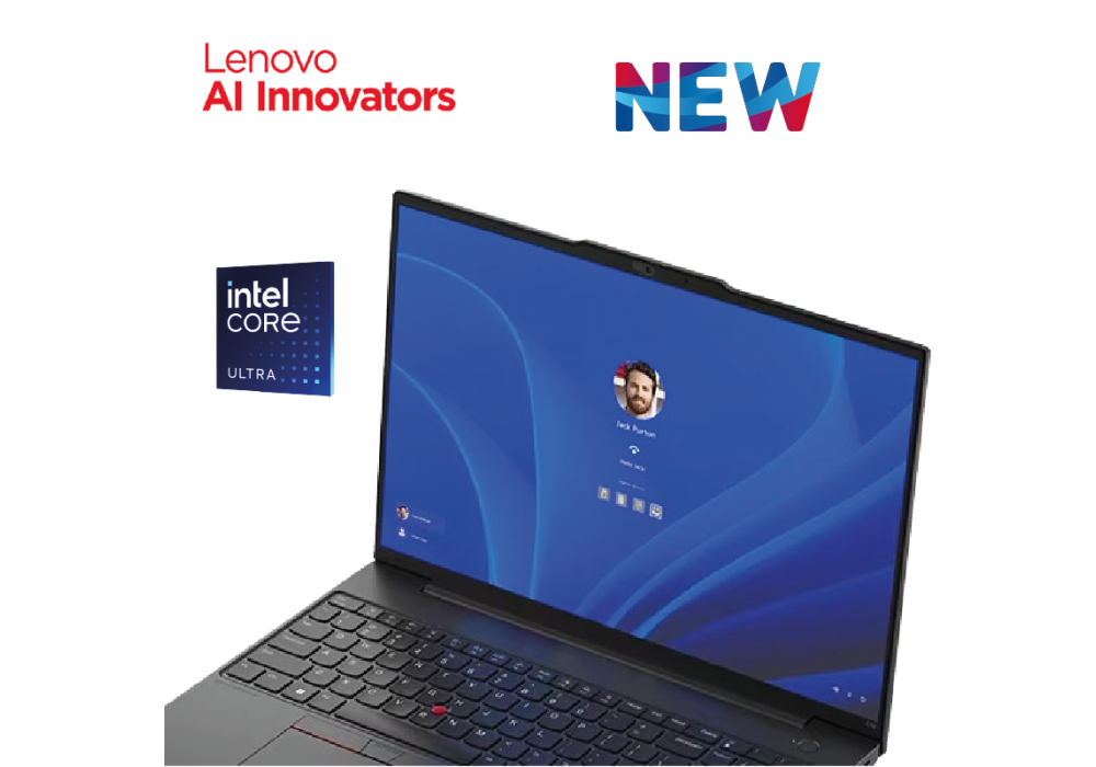 AI Laptop 2025 Lenovo ThinkPad E16 Gen 3 | Intel® Core™ Ultra 5 225U 12 Core 4.8GHz, Intel® AI Boost, 8GB DDR5, 512GB SSD, 16" WUXGA IPS w/ 15.6" Laptop Casual Toploader - 2 Year Warranty
