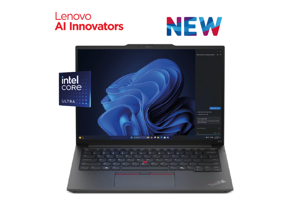 Laptop 2024 ThinkPad E14 Gen 6 | Intel® Core™ Ultra 5 125U 12 Core, Intel® AI Boost, up to 11 TOPS, 8GB DDR5 14" WUXGA With Casual Toploader 2 Years Warranty