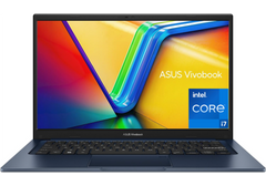 Laptop ASUS Vivobook 14, Intel Core™ i7-1355U 10-Cores Processor, 16GB DDR4 (Customized), 14" FHD IPS 250nits Display, Wi-Fi 6E, Bluetooth 5.3 - Quiet Blue
