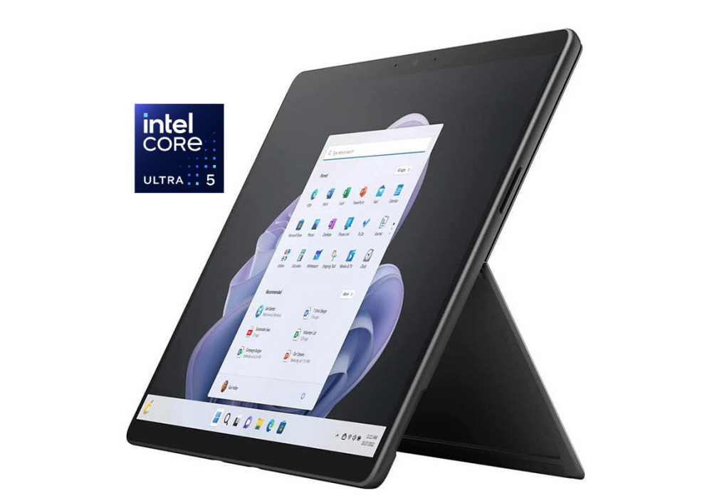 Microsoft Surface Pro 2-In-1 Tablet 10 Core Ultra 5 135U 8GB Ram, 256GB SSD 13" Touch 2K Win 11 Pro Black