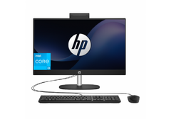 HP AIO All-in-One 24-cr0045ne PC (2023) 13Gen Intel® Core™ i3-1315U 6-Cores 8GB RAM DDR4 (Upgradable), 512 GB SSD 24" IPS FHD Display - Black