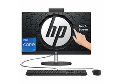 HP All-in-One AIO 27-cr0011ne PC Intel® Core™ i7-1355U Up to 5.0 GHz 8 GB DDR4 27" FHD Touchscreen IPS Display - Jet black