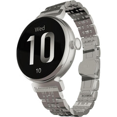 Hifuture Aura Woman Bluetooth Smart Watch, 1.04″ Amoled Display, Ip68 Waterproof, Up To 7 Days Daily Use, Heart Rate & Sleep Monitoring Silver - CompuMe