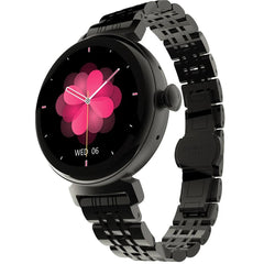 Hifuture Aura Woman Bluetooth Smart Watch, 1.04″ Amoled Display, Ip68 Waterproof, Up To 7 Days Daily Use, Heart Rate & Sleep Monitoring Black - CompuMe