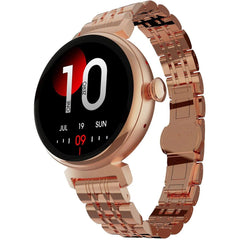 Hifuture Aura Woman Bluetooth Smart Watch, 1.04″ Amoled Display, Ip68 Waterproof, Up To 7 Days Daily Use, Heart Rate & Sleep Monitoring Rose Gold - CompuMe