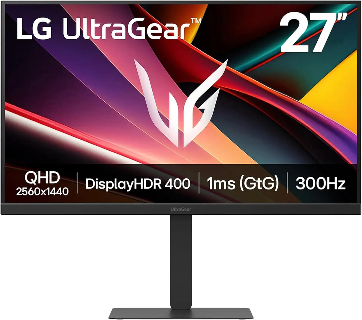 LG Ultragear 27G640A-B 27-inch QHD 2K IPS 300Hz Gaming Monitor - HDR 400