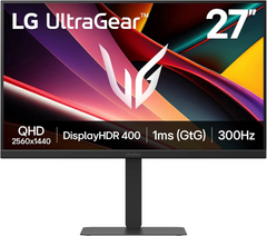 LG ULTRAGEAR 27G640A-B 2K QHD 300HZ IPS 1ms Response, HDR400 Gaming Monitor