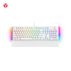 Fantech Mk894 Maxpower Ii Mechanical Gaming Keyboard White (double Shot Abs) Speed Grey Switch