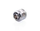 Bykski G1/4 Dual Male Rotary Extension Coupler, Fine Diamond Pattern Rotary Pair Wire Double External G1/4 Thread, Black (B-DTSO-S)