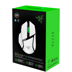 Razer Basilisk V3 X Wireless HyperSpeed 5G Advanced 18K Optical Sensor Customizable Wireless Iconic Ergonomic Form with 9 Customisable Controls Chroma - White