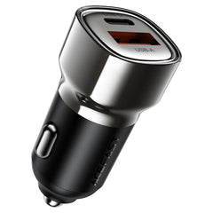 ACEFAST B20 PD45W USB-C + USB-A Car Charger - Metal Grey
