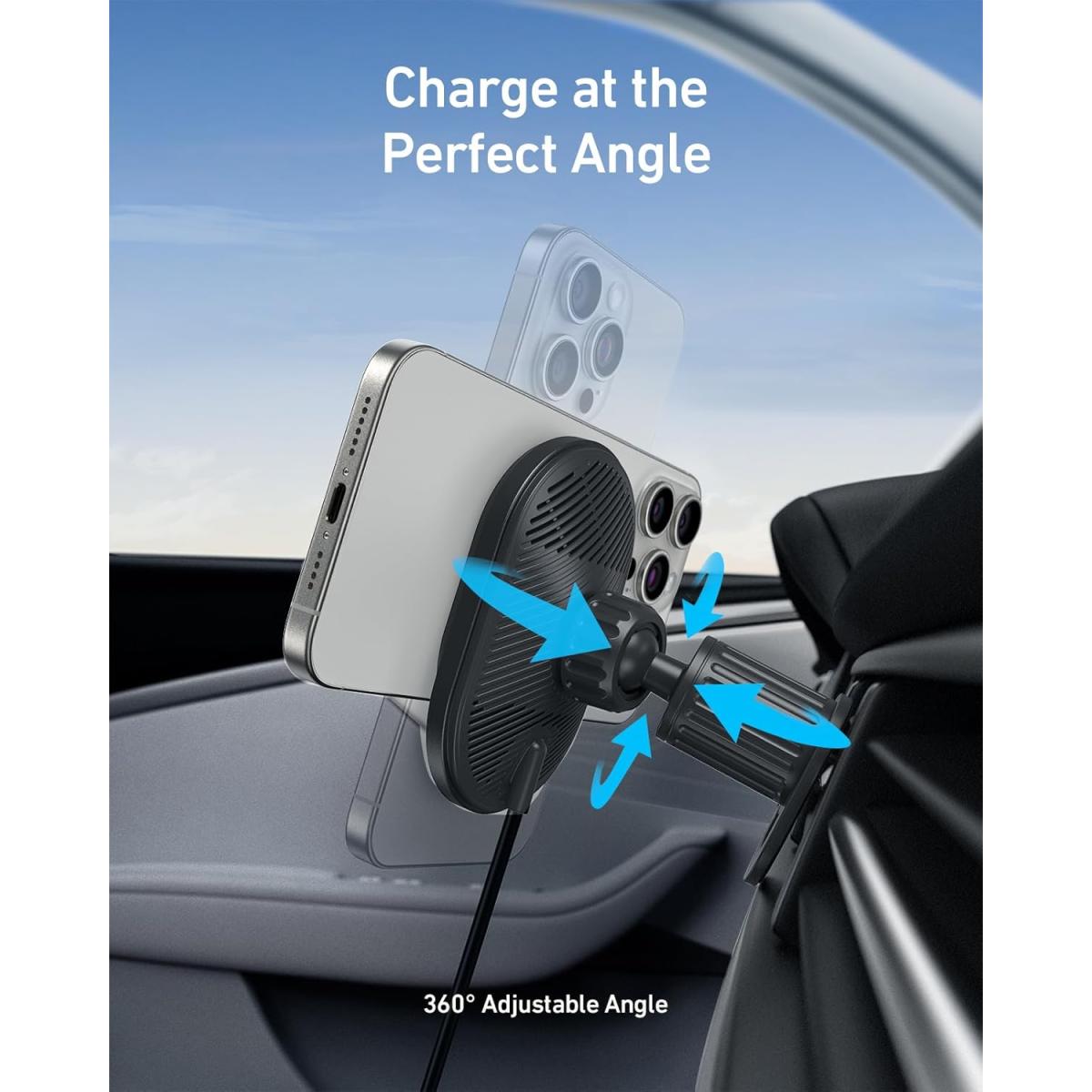 Anker Maggo 15w wireless charger for device charging