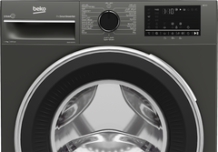 B3WFU4942ESMG Beko Washing Machine, 9 Kg, Silver, 1400 Cycles