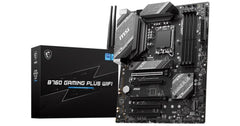 MSI B760 GAMING PLUS WIFI (WiFi 6E), Intel 13th 12th Series, LGA 1700/DDR5/PCIe 4.0/2xM.2 - ATX Gaming MotherBoard
