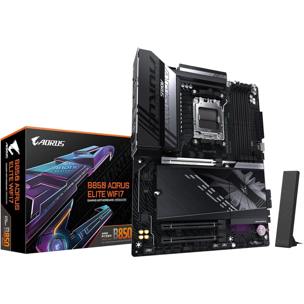 GIGABYTE B850 AORUS ELITE WIFI7 AMD RYZEN  Series AM5/DDR5/PCIe 5.0/3xM.2 - ATX Gaming MotherBoard | B850 AORUS ELITE WIFI7 |