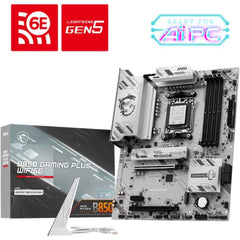 MSI B850 GAMING PLUS WIFI6E AMD RYZEN  Series AM5/DDR5/PCIe 5.0/2xM.2 - ATX Gaming MotherBoard | B850 GAMING PLUS WIFI6E |