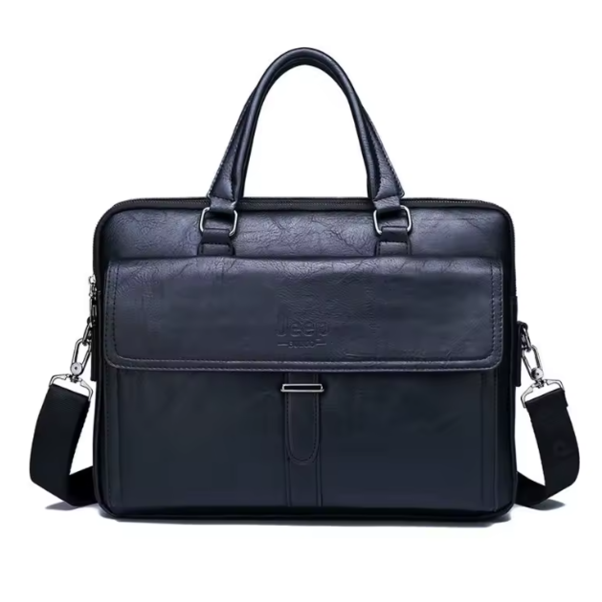 Jeep Buluo High Quality Leather Laptop Bag 15.6"