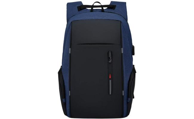 S003 15.6" Usb Casual Business Laptop Backpack Navy