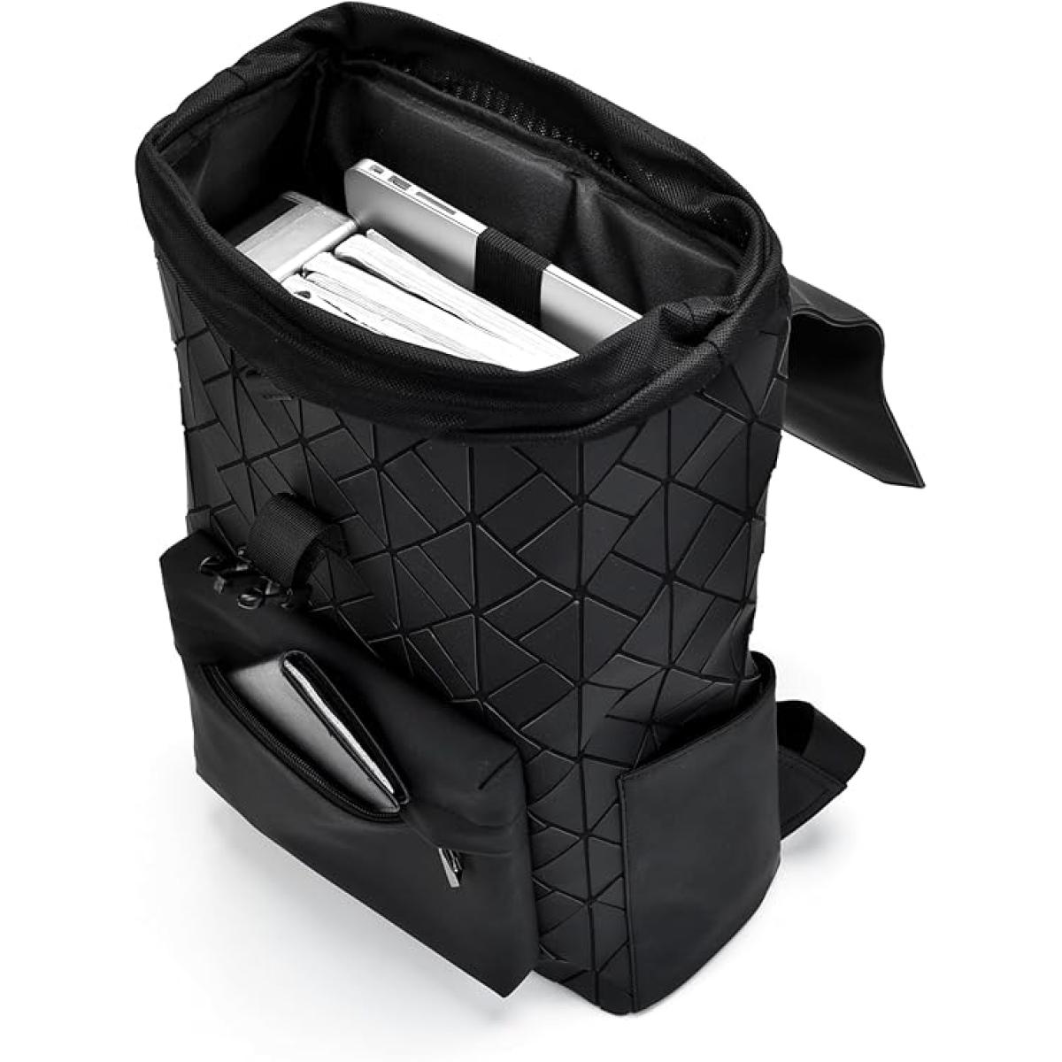 Shock Absorbing Waterproof Laptop Backpack with shoulder strap 15.6” -Black