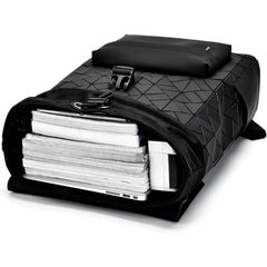 Shock Absorbing Waterproof Laptop Backpack with shoulder strap 15.6” -Black