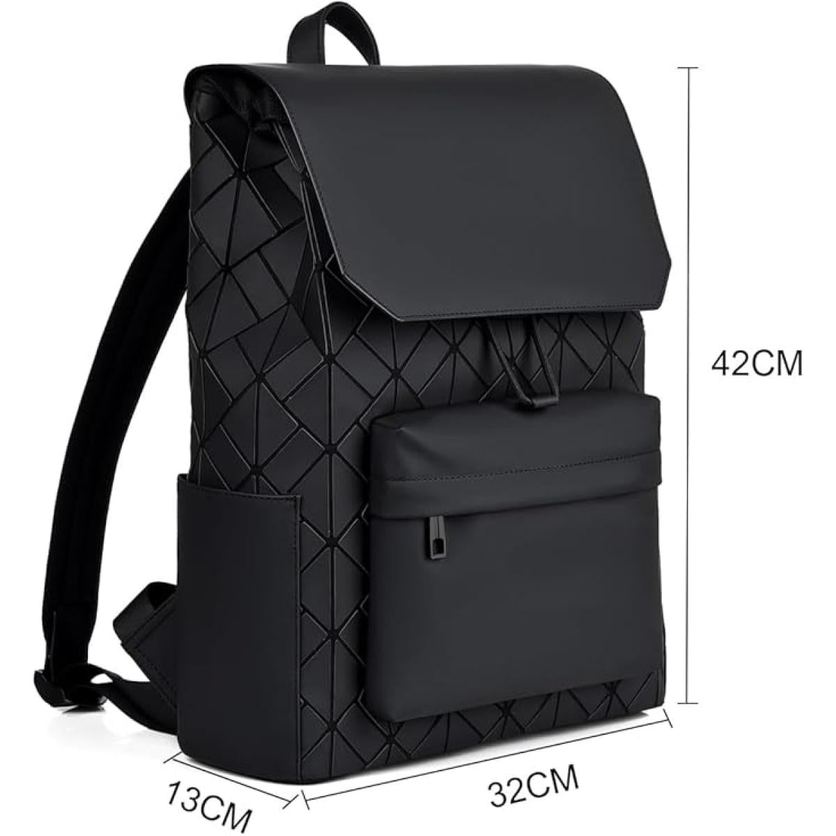 Shock Absorbing Waterproof Laptop Backpack with shoulder strap 15.6” -Black