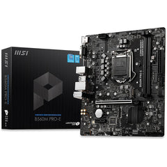 MSI PRO B860M-E mATX - Supports Intel Core Ultra Processors (Series 2), LGA 1851 - Dire 6 Phases, DDR5 Memory Boost (9066+ MT/s OC), PCIe 5.0 x16, M.2 Gen5, 5G LAN