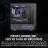 Thermaltake RGB PC case for desktop computer builds and component installation