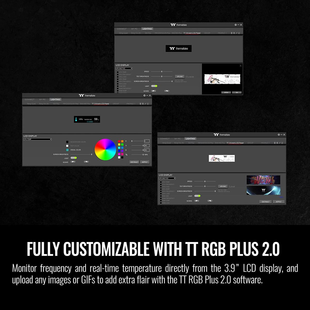 Thermaltake RGB PC case for desktop computer builds and component installation