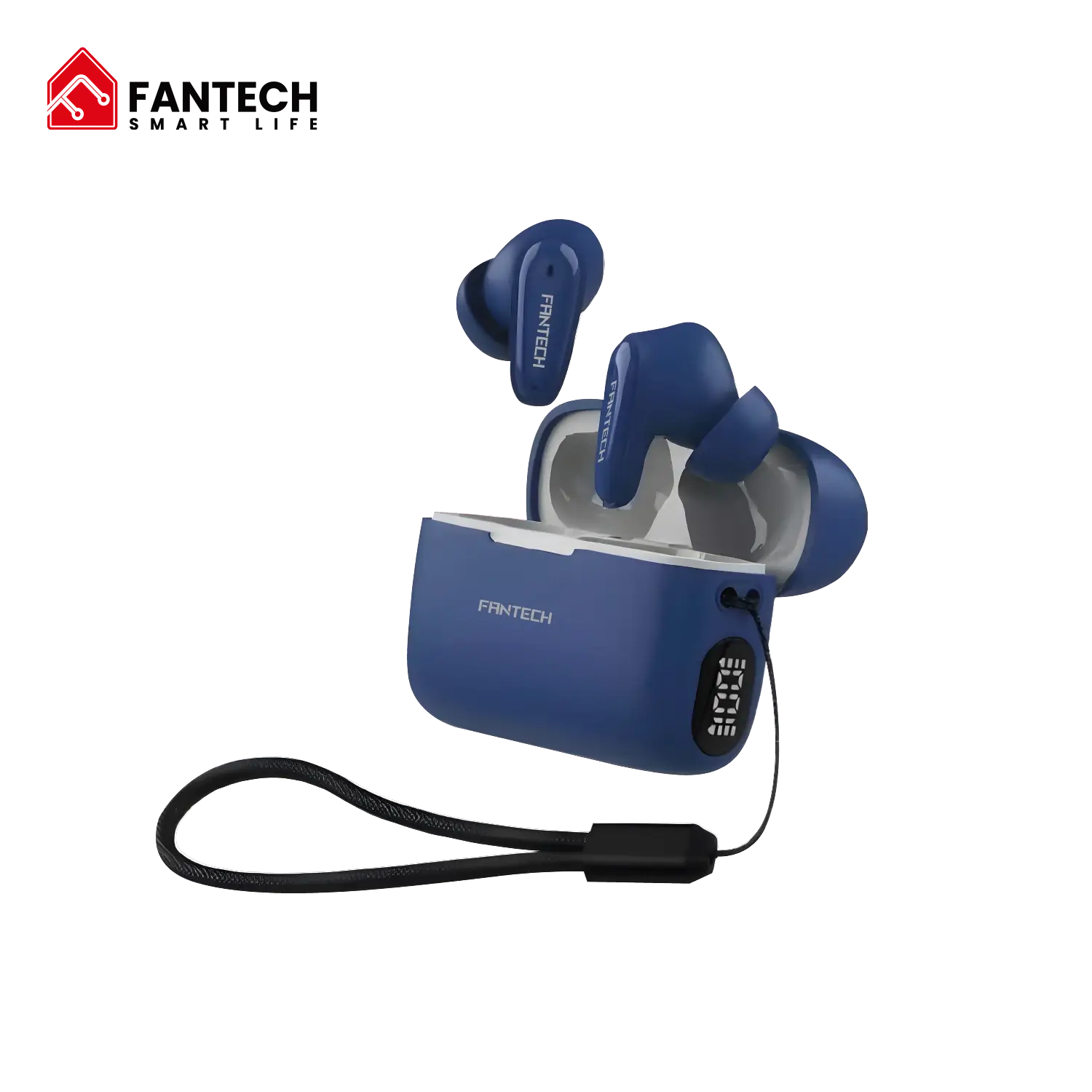 Fantech Wave 13 Tw13 True Wireless Earbuds Blue