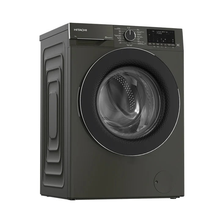 BD-90KVRM Hitachi Washing Machine, 9 Kg, Silver, 1600 Cycles