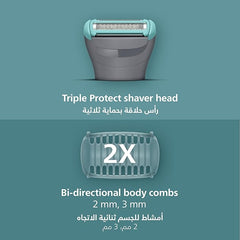 Philips Body Groomer BG3480/15 | Trim & shave body hair & balls