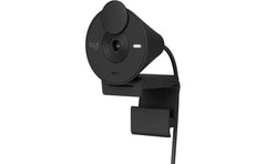 Logitech Brio 300 Full Hd 1080p Webcam For Meetings & Works Auto Light Balance W/ Noise Reduion Mic & Certified For Zoom Usb C Black
