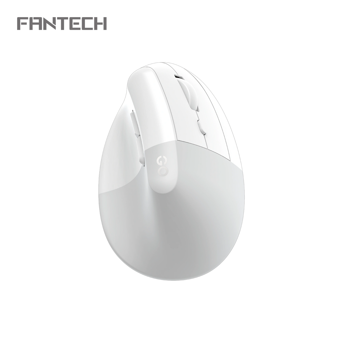 Fantech W195r Go Comfy Vertical Ergonomic Wireless & Bluetooth Mouse White