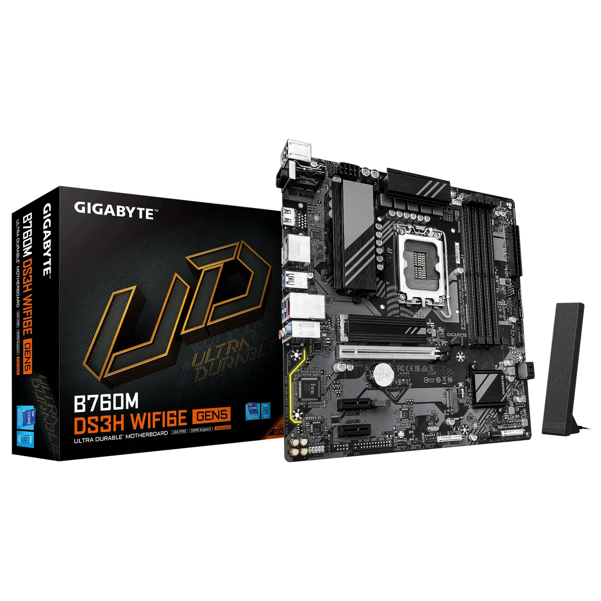 GIGABYTE B760M DS3H WIFI6E GEN5 DDR5 Motherboard