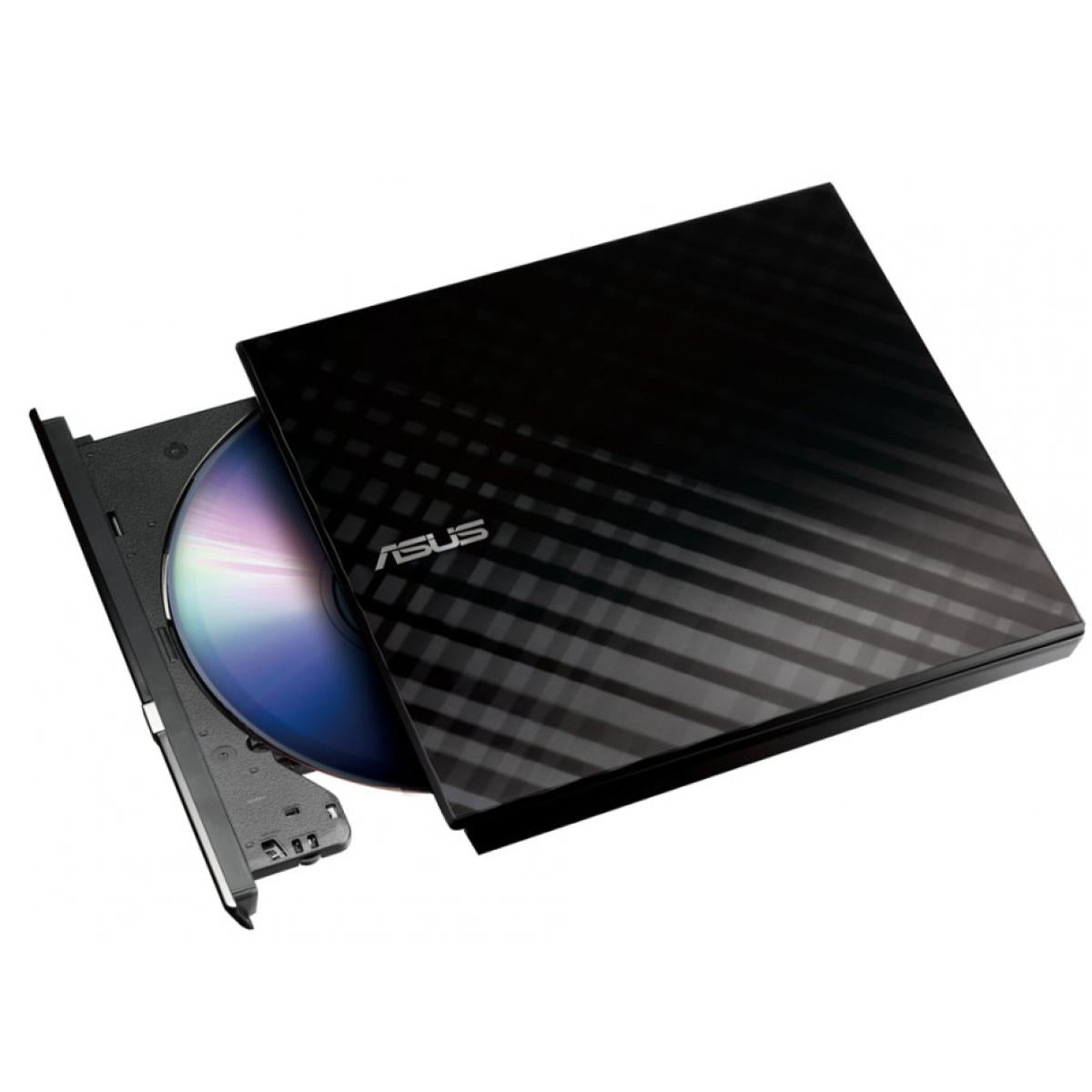Asus Lite External Dvd Drive Read & Writer Usb 2.0 For Windows & Mac Os Black
