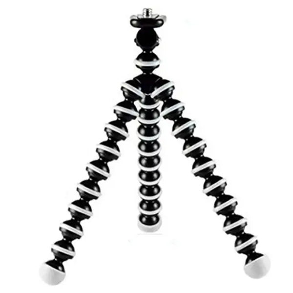 BLACK MINI OCTOPUS TRIPOD STAND FOR CAMERA AND MOBILE PHONE