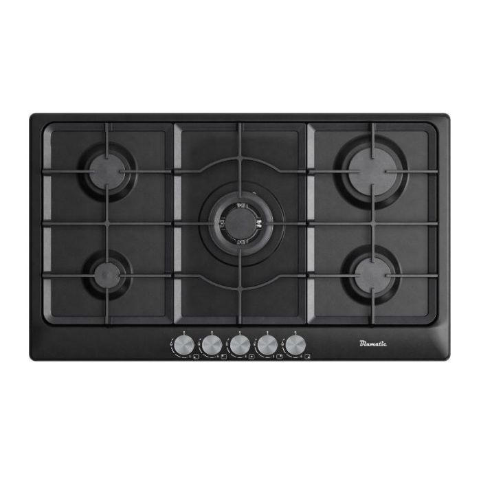 Blumatic Hob 90cm 5 Burners Full Safety Black